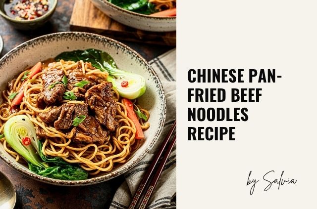 Quick Chinese Pan-Fried Beef Noodles Recipe for Lazy Weekend Cooking
