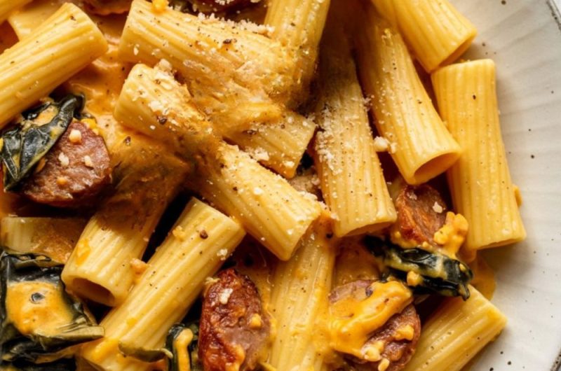 Pumpkin Sausage Pasta