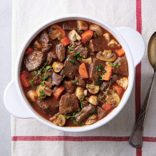 Slow Cooker Beef Stew with Red Wine