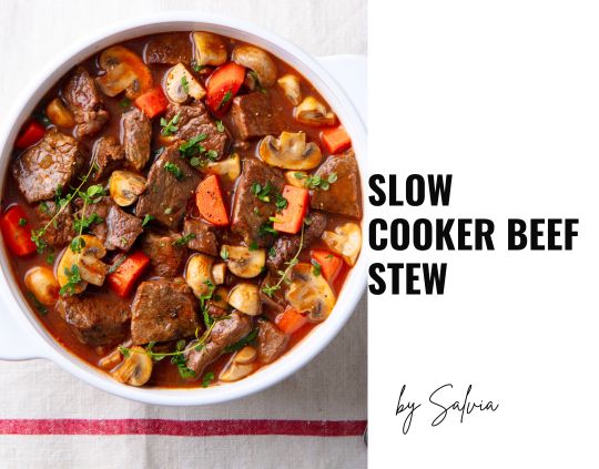 Slow Cooker Beef Stew – Tender, Hearty, and Full of Flavor