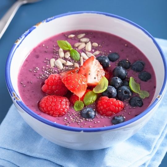 Antioxidant Berry Smoothie Bowl Recipe