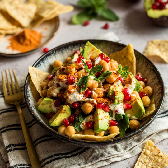 Avocado Chickpea Chaat