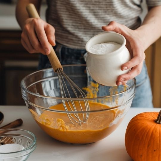 Steps to make Halloween Pumpkin Chocolate Chip Cookies