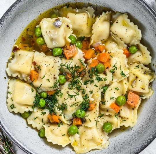 Ravioli & Vegetable Soup