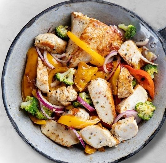 Roasted Chicken and Bell Peppers