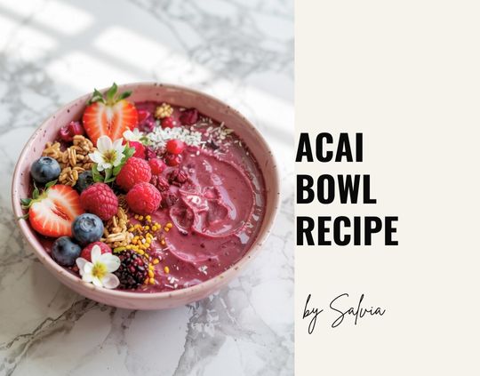 High-Fiber Acai Bowl Recipe for a Healthy Gut