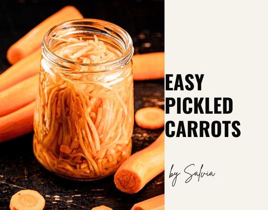 Quick & Easy Pickled Carrots – Healthy Homemade Side Dish