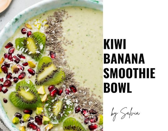 Kiwi Banana Smoothie Bowl Fuel Your Body and Brighten Your Skin