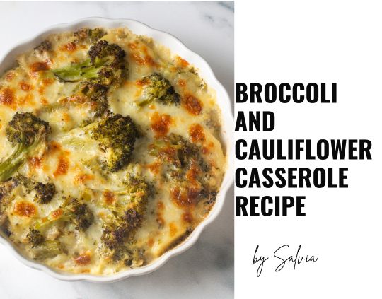 Cheesy Broccoli and Cauliflower Casserole Recipe