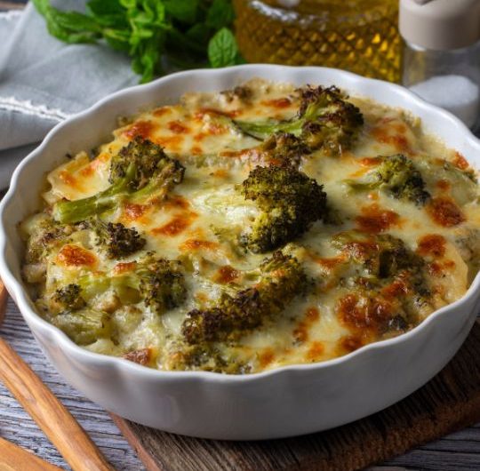 Creamy Broccoli and Cauliflower Casserole