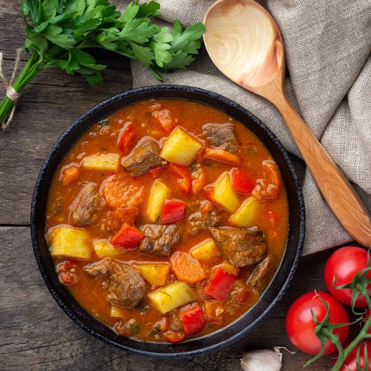 Classic Hungarian Goulash Beef Stew with paprikaRecipe