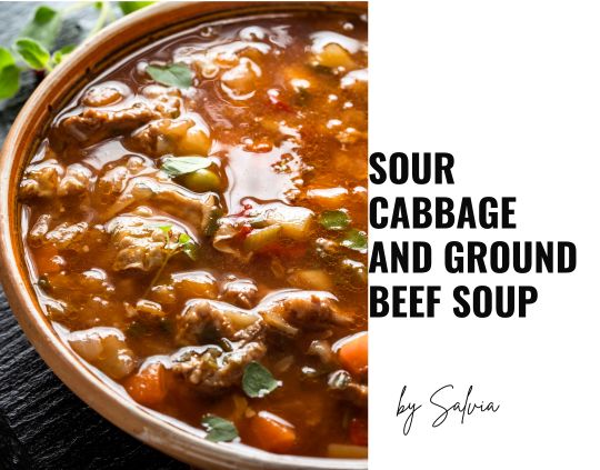 Easy Sour Cabbage and Ground Beef Soup Recipe